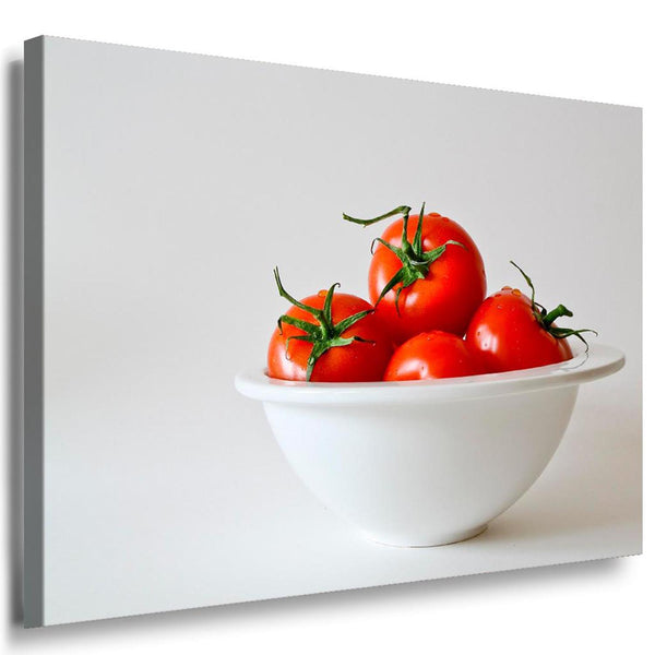 Tomaten Leinwandbild AK ART Kunstdruck Mehrfarbig Wandbild Wanddeko TOP XXL
