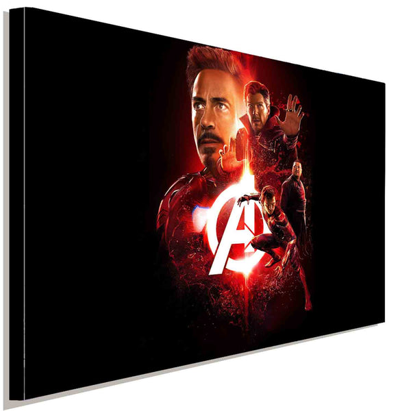 Avangers Iron Man Spiderman Dr Strange Leinwandbild AK ART Kunstdruck Wandbild
