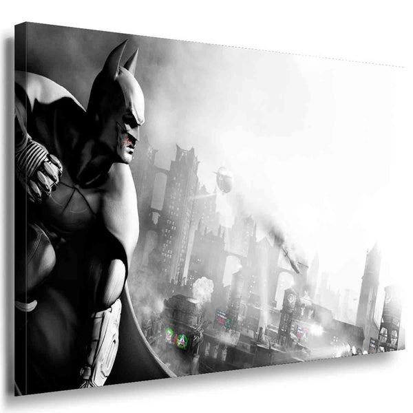 Batman Arkham City Abstrakt Leinwandbild | LaraArt Bilder | AK ART