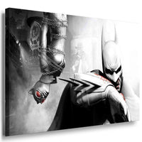 Batman & Catwoman Abstrakt Leinwandbild / AK ARTBilder / Leinwand Bild + Me...