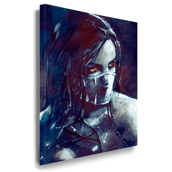Mortal Kombat Leinwandbild / Ak Art Bilder / Mehrfarbig + Kunstdruck Wandbild