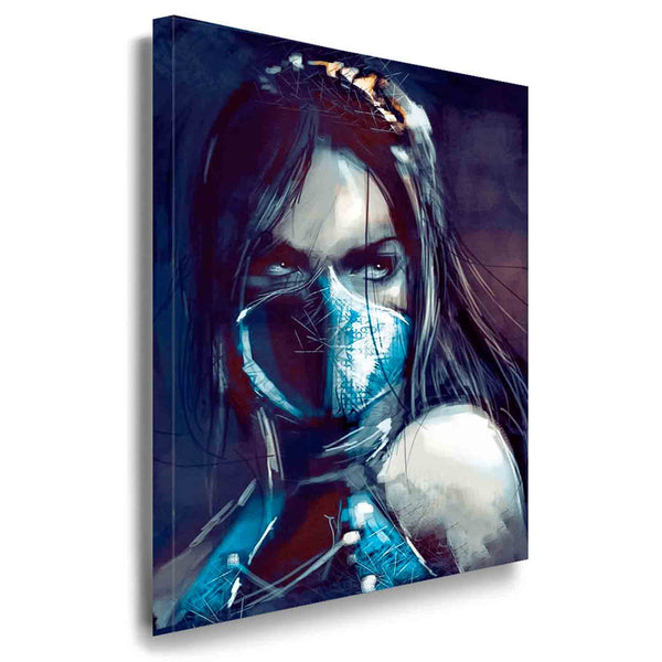 Mortal Kombat Leinwandbild / Ak Art Bilder / Mehrfarbig + Kunstdruck Wandbild