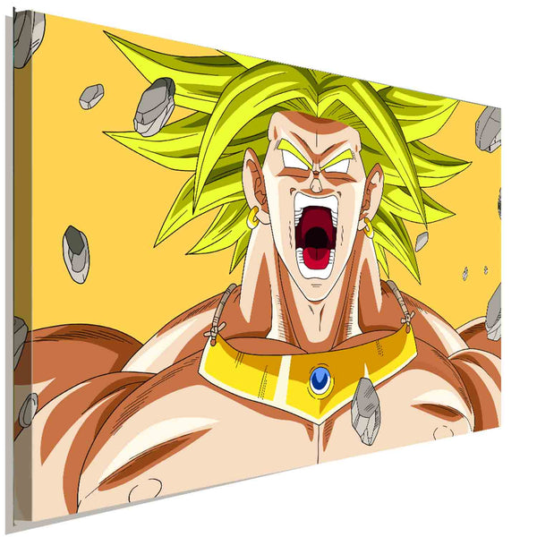 Broly Dragonball Super Leinwandbild AK ART Kunstdruck Wandbild Mehrfarbig FANART