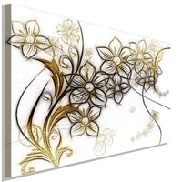 Blumen Leinwandbild AK Art Bilder Wanddeko Wandbild Made in Germany TOP XXL