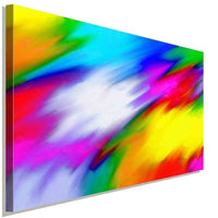 Gemaltes Chaos Abstrakt Leinwandbild AK Art Bilder Wanddeko Wandbild Made in Germany XXL