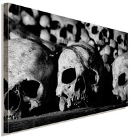 Skull and crossbones Leinwandbild AK Art Wanddeko Wandbild Made in Germany XXL Abstrakt