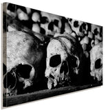 Skull and crossbones Leinwandbild AK Art Wanddeko Wandbild Made in Germany XXL Abstrakt