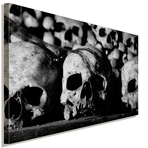 Skull and crossbones Leinwandbild AK Art Wanddeko Wandbild Made in Germany XXL Abstrakt