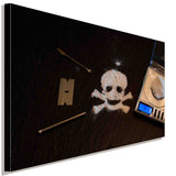 Totenkopf Leinwandbild AK Art Wanddeko Wandbild Made in Germany Premium Wanddeko Abstrakt
