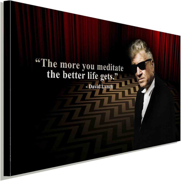 David Lynch Zitat Leinwandbild LaraArt Studio Wanddeko Wandbild Kunst