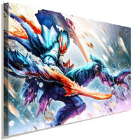 League of Legends Kha Zix AK ART | Premium Kunstdruck Made in Germany