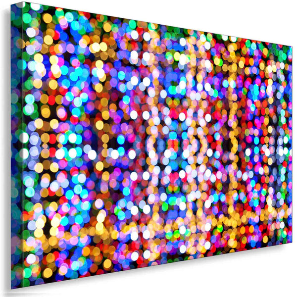 Lichtspiel auf Leinwand – Abstrakte Farbexplosion als Kunstdruck | AK ART Wandbild XXL