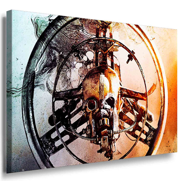 Mad Max Fury Road Kunstmotiv – Postapokalyptisches Leinwandbild mit Totenkopf, Maschinen & Wüstenstimmung | AK ART