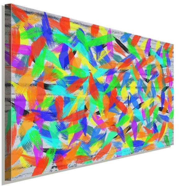 Pinselstriche Abstrakt Leinwandbild AK Art Bilder Wanddeko Wandbild TOP XXL