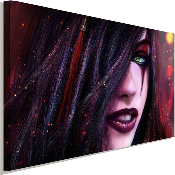 Sinister Blade League of Legends Woman Leinwandbild LaraArt Studio Wanddeko Wandbild