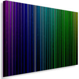 Spektrum Licht Violett Abstrakt Leinwandbild – Farbverlauf & Tiefe in Neon | AK ART Wandbild XXL