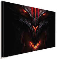 Diablo III Leinwandbild AK ART Kunstdruck Mehrfahrbig Wadbild Wanddeko TOP XXL