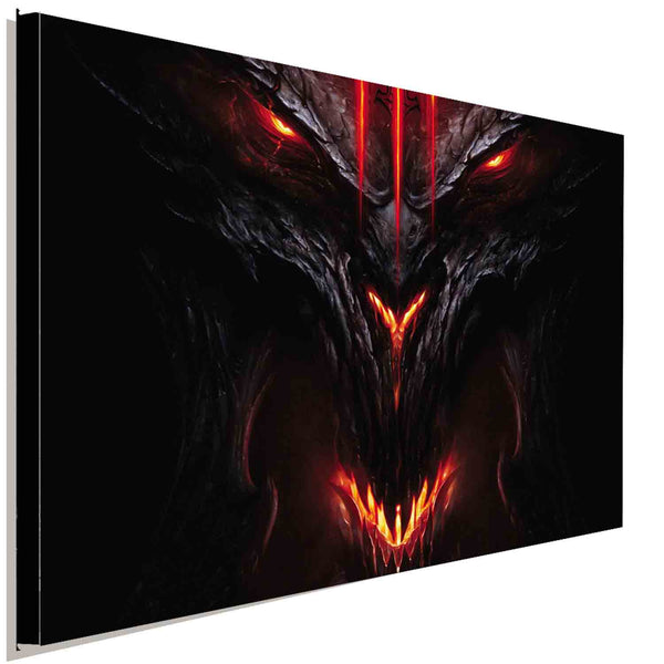 Diablo III Leinwandbild AK ART Kunstdruck Mehrfahrbig Wadbild Wanddeko TOP XXL