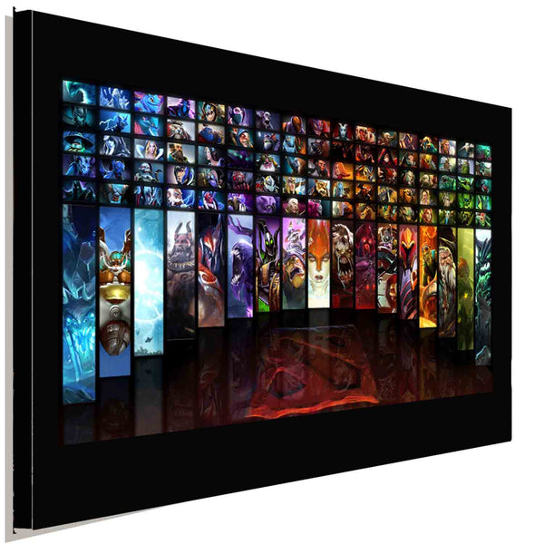 Dota 2 Helden AK ART Kunstdruck Wanddeko Wanbild Mehrfahrbig Leinwandbilder XXL