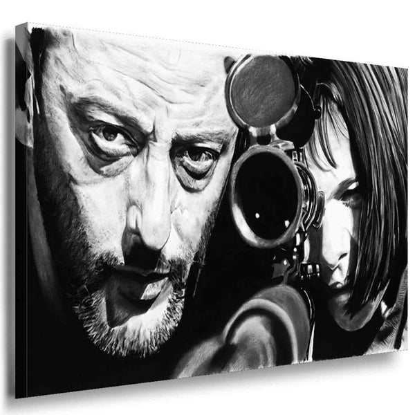 Leon der Profi Leinwandbild AK ART Kunstdruck Mehrfarbig Wandbild Wanddeko XXL