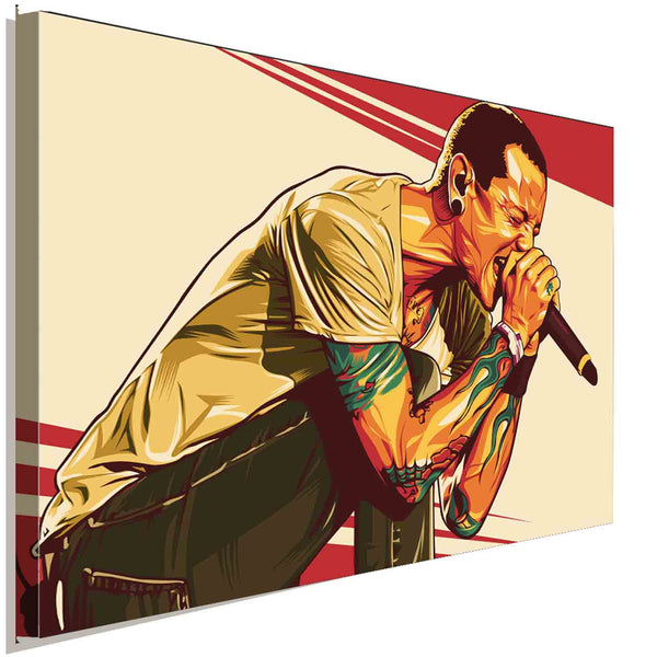 Linken Park Chester Bennington Leinwandbild AK ART Kunstdruck Wandbild Wanddeko