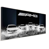 Mercedes AMG Pamorama Leinwandbild AK ART Kunstdruck Mehrfarbig Wandbild TOP XXL Auto