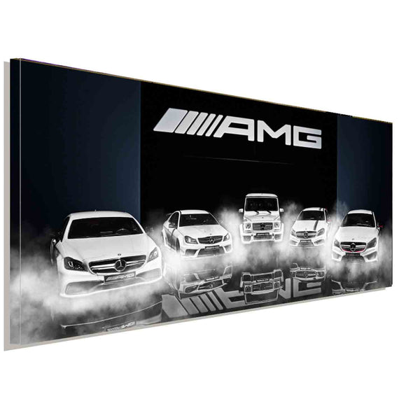 Mercedes AMG Pamorama Leinwandbild AK ART Kunstdruck Mehrfarbig Wandbild TOP XXL Auto