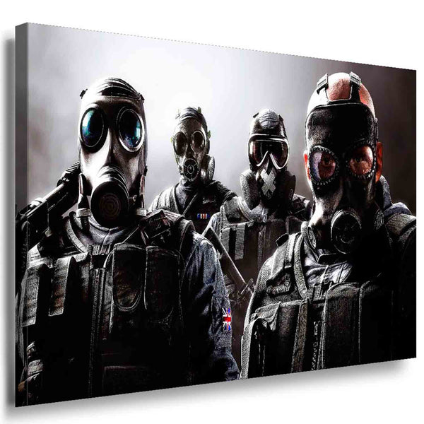 Militär Game Leinwandbild LaraArt Bilder Mehrfarbig Wandbild