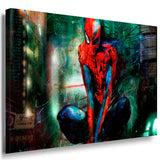 Spider Man Leinwandbild AK Art Bilder Mehrfarbig Wandbild TOP GESCHENK XXL