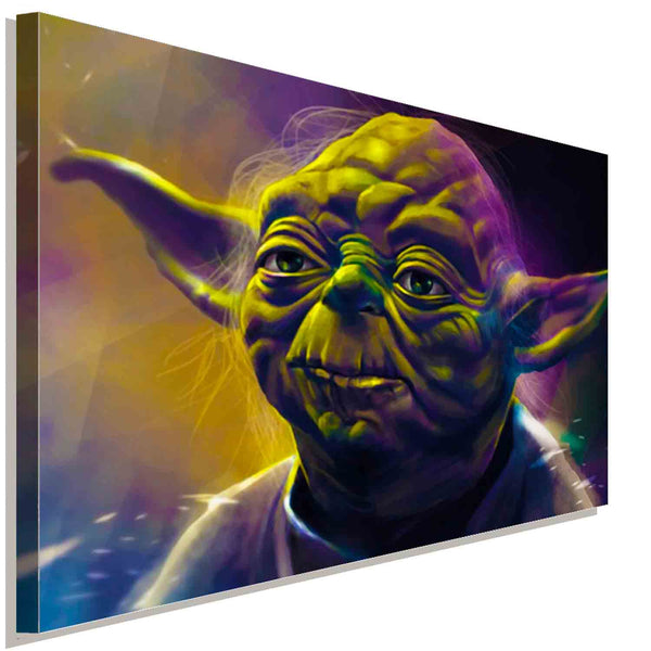 Star Wars Master Yoda Leinwandbild AK Art BilderWanddeko Wandbild TOP FANART