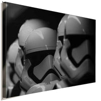 Star Wars Stormtrooper Schwarz Weiss Leinwandbild AK ART Kunstdruck Wandbild