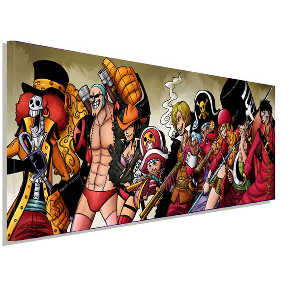 Strohhut-Piratenbande One Piece Leinwandbild AK ART Kunstdruck Wandbild Wanddeko