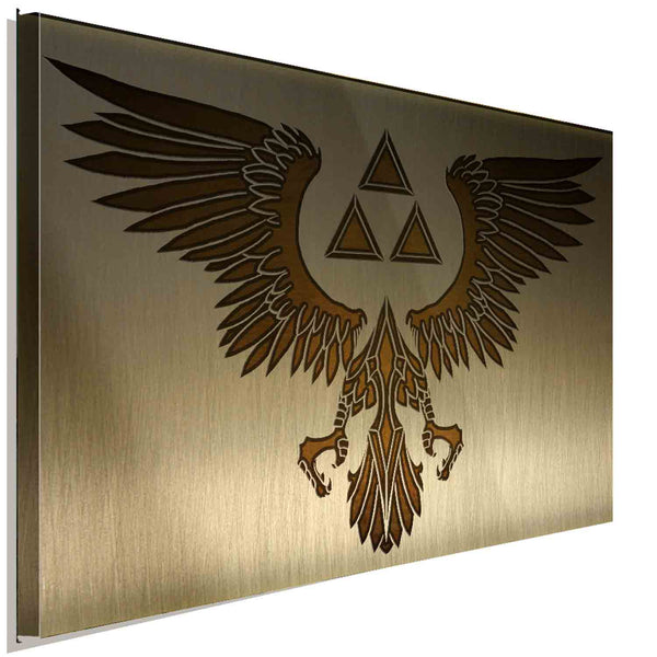 The Legend of Zelda Hylia Symbol Leinwandbild AK ART Kunstdruck Wandbild TOP XXL