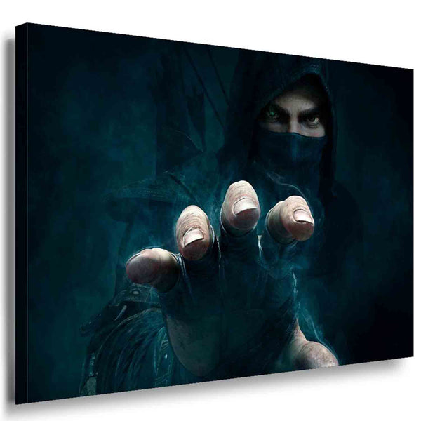 Thief Game Held Leinwandbild LaraArt Bilder Mehrfarbig Wandbild Geschenk XXL