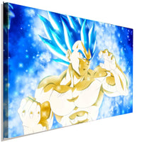 Vegeta SSGSS Dragon Ball Super Leinwandbild AK ART Kunstdruck Wandbild Wanddeko