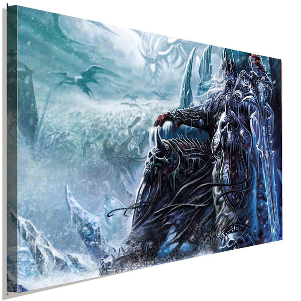 World of Warcraft WoW The Lich King Leinwandbild AK ART Kunstdruck Wandbild