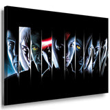 X Men Helden Leinwandbild / AK Art Bilder / Mehrfarbig + Kunstdruck Wandbild XXL