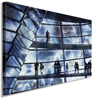 Reichstag Berlin Spiegel Leinwandbild AK ART Wanddeko Wandbild Made in Germany