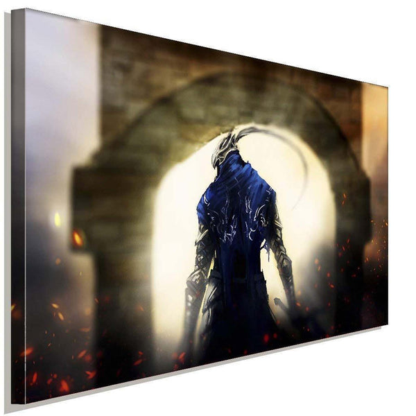 Dark Souls Kämpfer AK Art Studio Premium Kunstdruck Made in Germany Leinwandbild