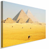 Pyramiden Wüste Leinwandbild AK Art Bilder Wanddeko Wandbild Premium Kunstdruck