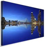 Rotterdam Hafen skyline Leinwandbild AK ART Wanddeko Wandbild Made in Germany