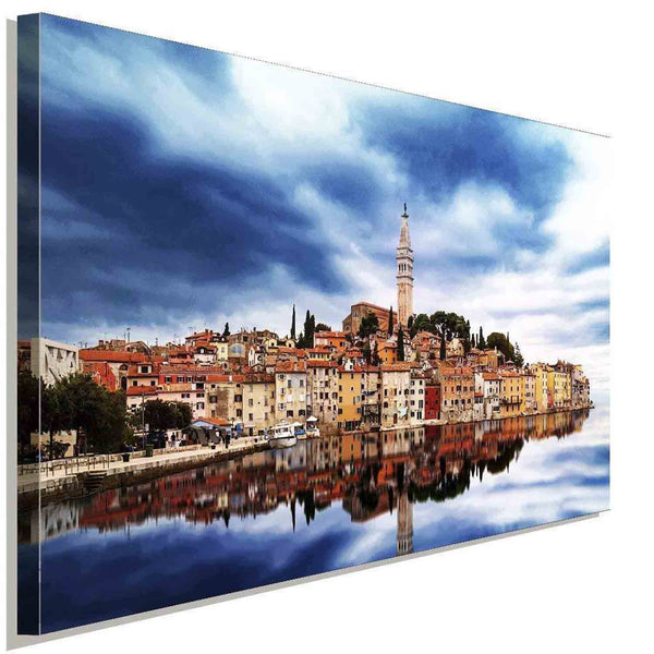 Rovinj Rovigno Stadt Kroatien AK Art Studio | Premium Kunstdruck Made in Germany