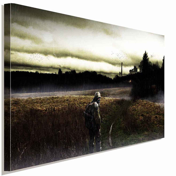 Stalker Prypjat Söldner Leinwandbild AK Art Bilder Wanddeko Wandbild Kunstdruck