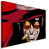 Mystische VAN HELLSING Alucard Leinwandbild AK Art Bilder Wanddeko Wandbild XXL