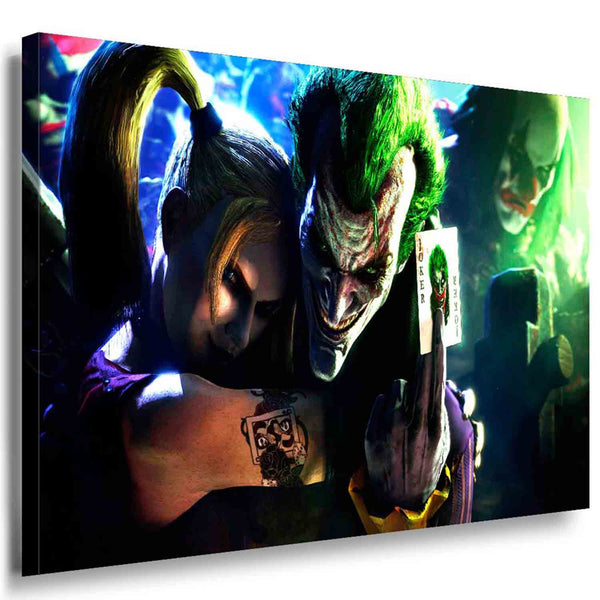 Joker Leinwandbild LaraArt Bilder Mehrfarbig Wandbild FANART Batman