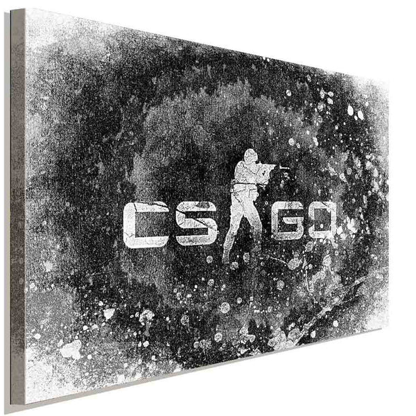 Counter Strike GO Leinwandbild AK ART Wanddeko Wandbild Kunstdruck FANART TOPXLL
