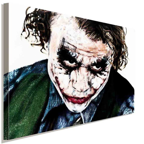 Joker Blick Leinwandbild LaraArt Studio Wanddeko Wandbild Kunstdruck FANART TOP