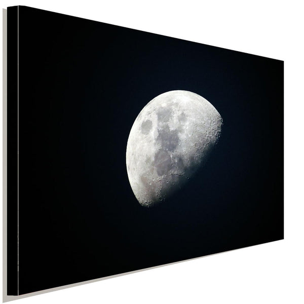 Mond Nacht Leinwandbild AK Art Bilder Wanddeko Wandbild Premium Kunstdruck XXL