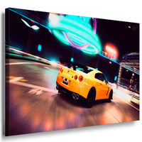 Need for Speed Car Japan Leinwandbild Auto / AKArt Bilder / Leinwand Bild Mehrfarbig
