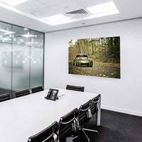 Nissan Wald Herbst Leinwandbild / AK ART / Auto Mehrfarbig.